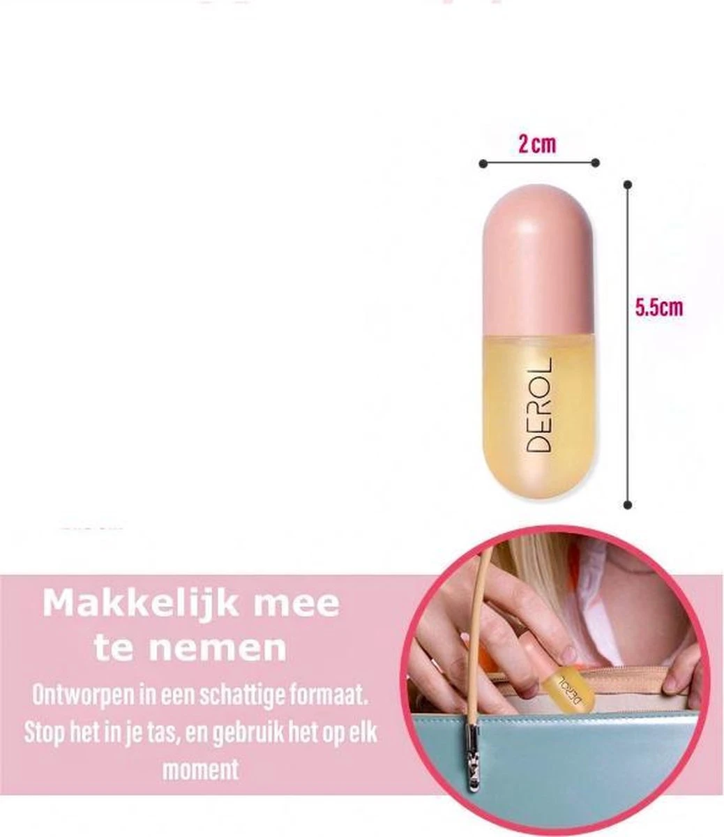 Natuurlijke Lip Plumper | Plumping | Vollere Lippen In 2 Min | Lip Vergroter| Lip Maximizer | Gember Extract & Vitamine E - Afbeelding 6