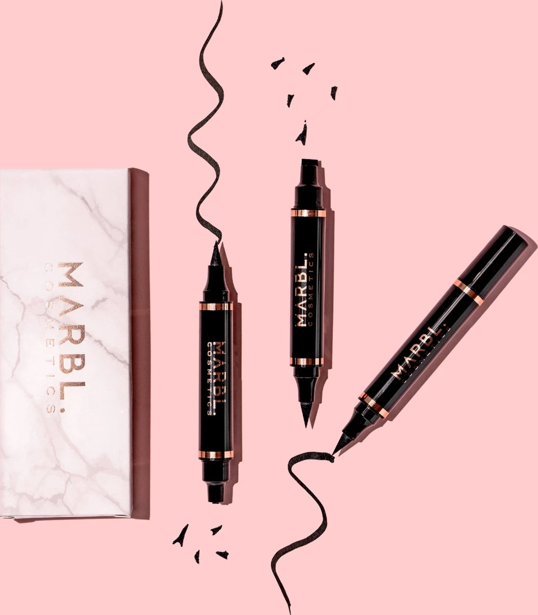 MARBL. Cosmetics - Easy Wing - Eyeliner Stempel - 8mm - Waterproof - Vlekproof - Vegan - Dierproefvrij - Afbeelding 8