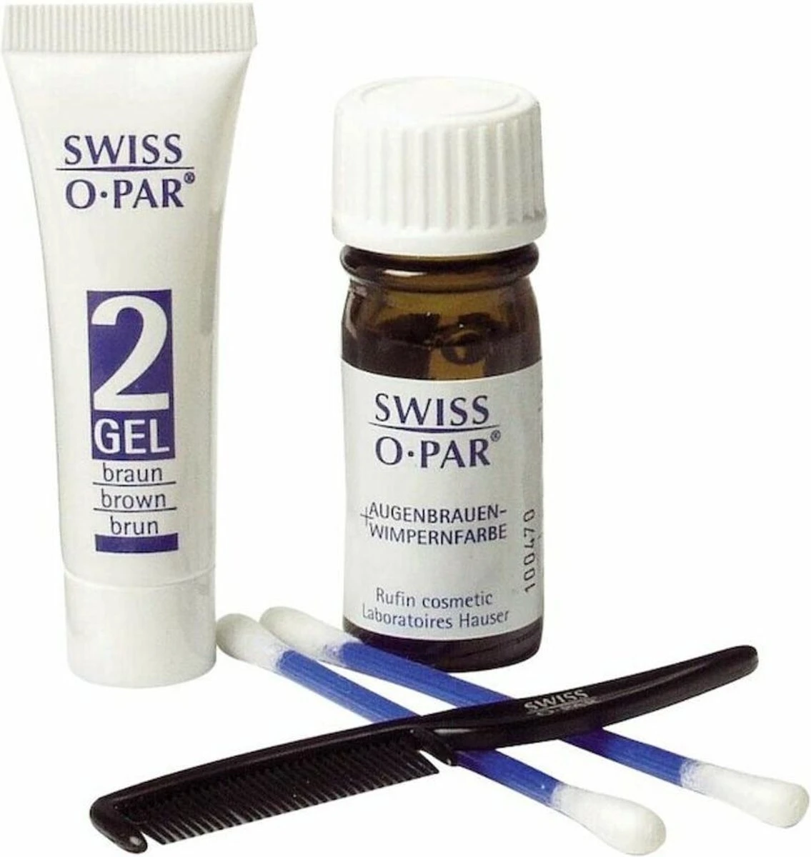 Swiss O Par - Wenkbrauw- En Wimperverf Bruin 1 Set - Afbeelding 4