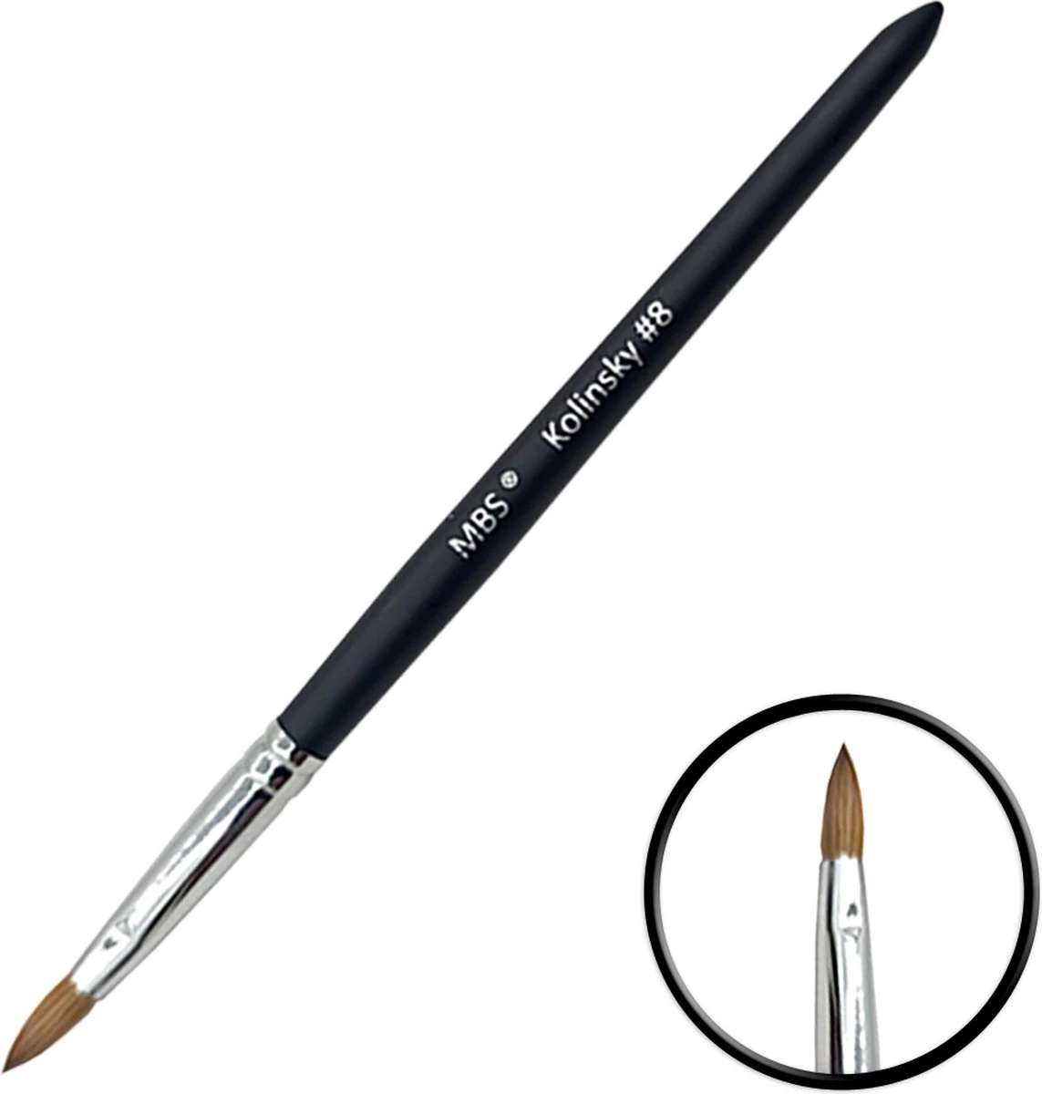 Kolinsky Acryl Penseel - Round #8 - Acryl Penseel