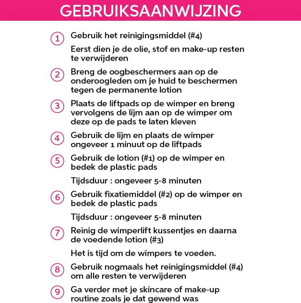 Vivefly Healthcare Wimperlifting Set - Complete Kit Voor Wimper- En Wenkbrauw Lifting - Extra Sterke Lijm - 25-delig - Wimperlift - Lash Lift Kit - Wimperserum - Wimpers Krullen - Brow Lamination - Geschikt Voor Professioneel Gebruik - Afbeelding 9