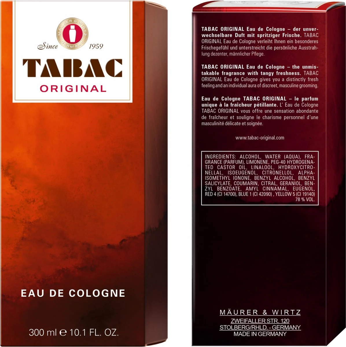 Tabac Original - 300 Ml - Eau De Cologne - Herenparfum - Afbeelding 5