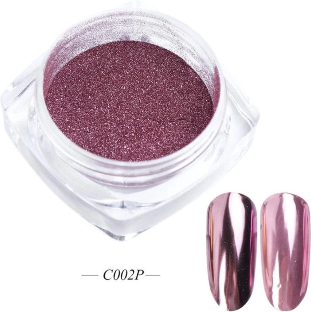 GUAPÀ - Holografische Glitter Poeder Set - Roze & Zilver & Goud - Nail Art & Nagel Decoratie- 3 Stuks - Afbeelding 8