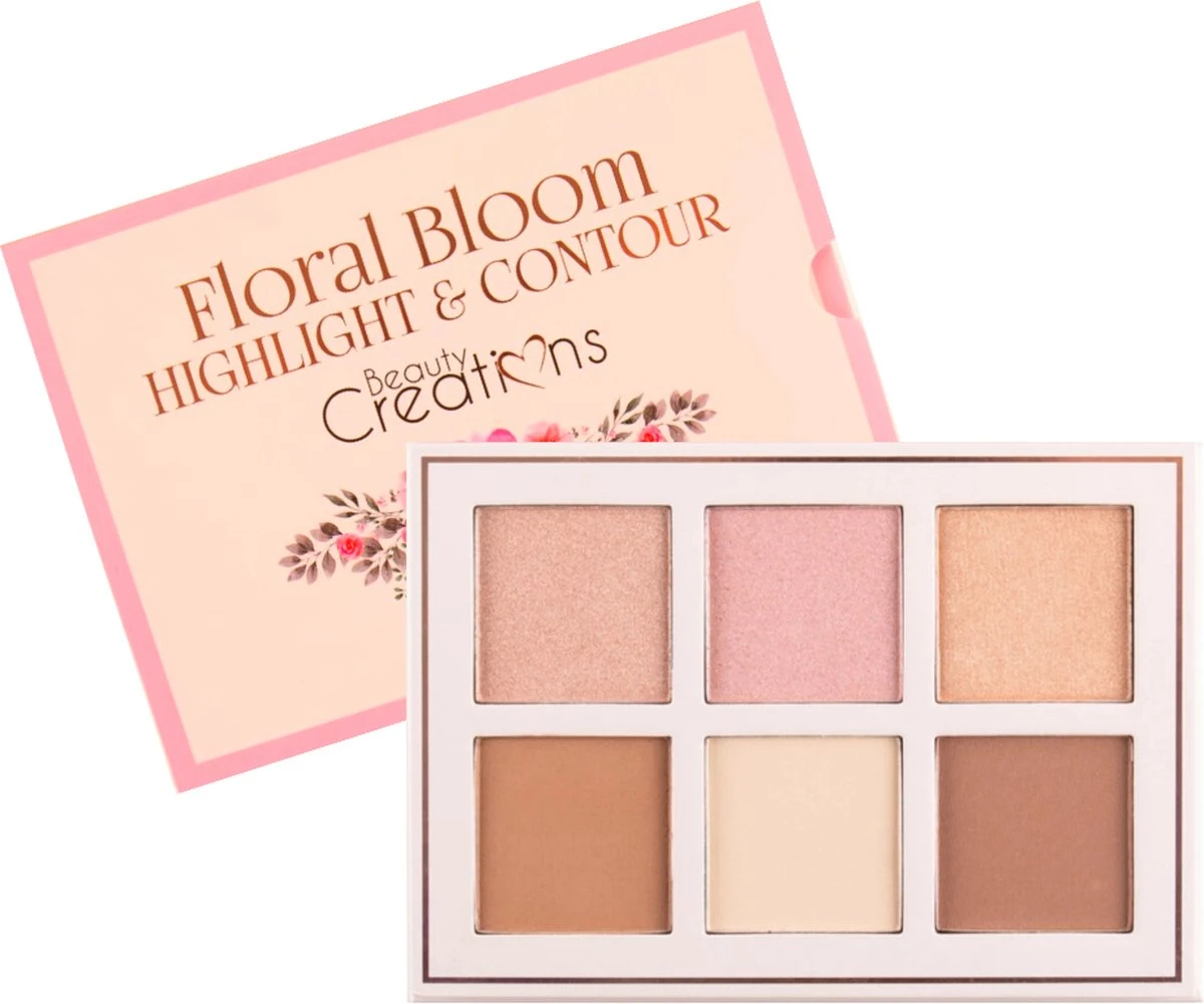 Beauty Creations Floral Bloom Highlight & Contour Palette