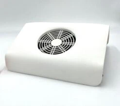 Stofafzuiger -Beauty And Things® LARGE Met 1 Krachtige Ventilator 15W WIT, Inclusief 2 Wasbare Stofzakken, INCLUSIEF Premium Kate® Sieraden T.w.v. € 14,95 - Stofafzuiging Nagelstyliste - Armsteun Nagelstyliste - Nagel Afzuiger - Stofafzuiger Manicure