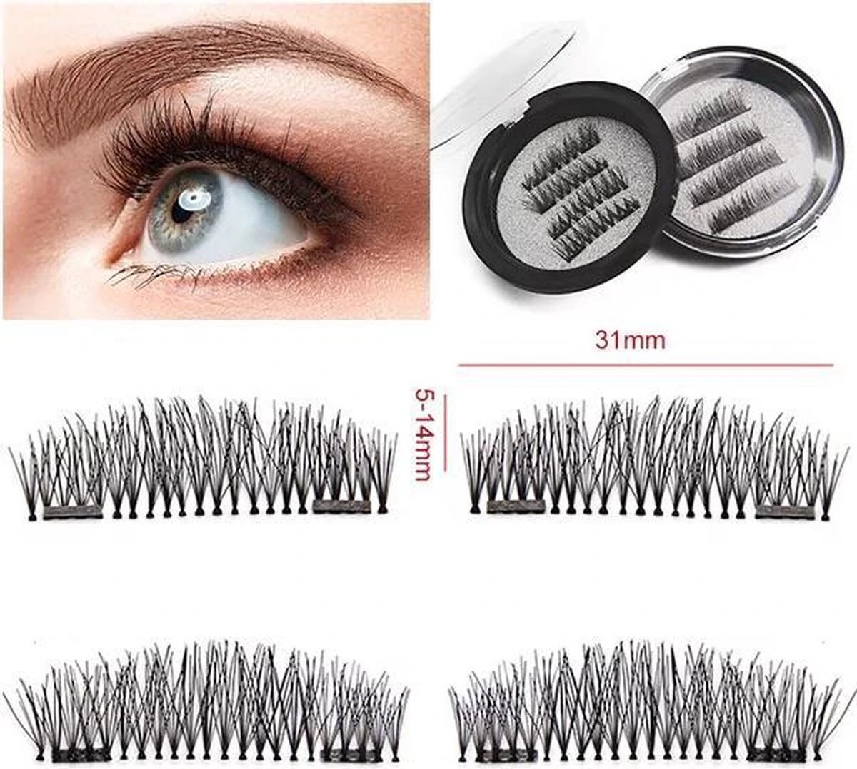Magnetische Wimpers - Lashes Nepwimpers Zonder Lijm