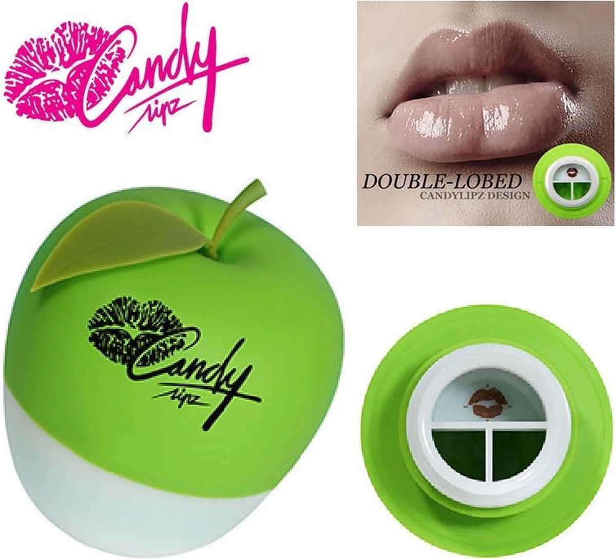 CandyLipz Lip Plumper Groen - Double Lobed - Volle Lippen Zonder Fillers - Candy Lipz