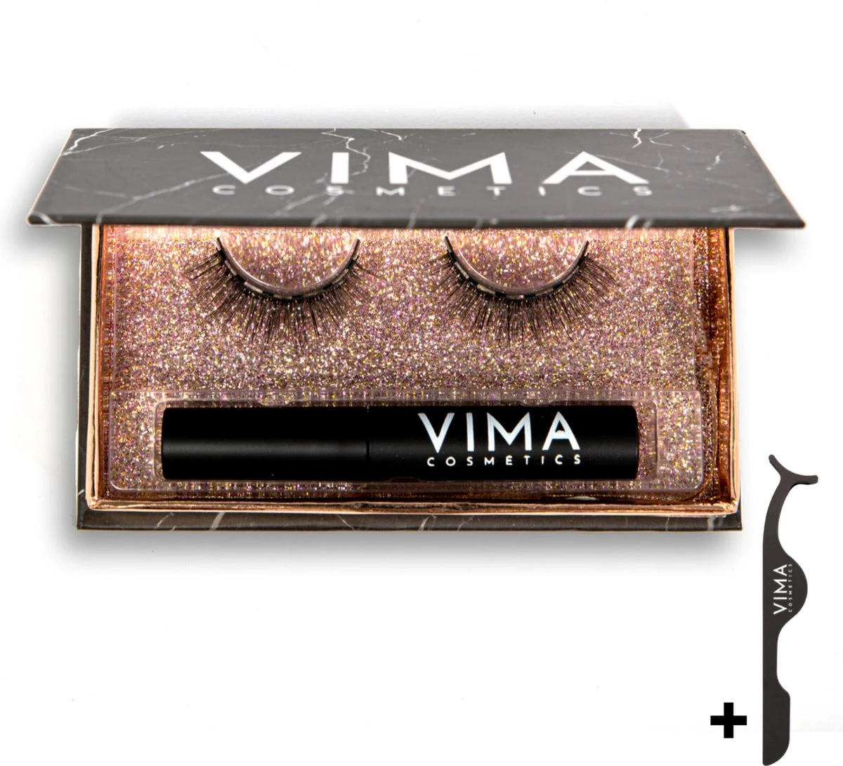 VIMA COSMETICS - Magnetische Wimpers - Ultra Naturel - Eyeliner + Applicator - Afbeelding 3