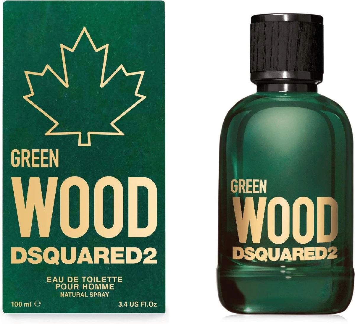 Dsquared2 Green Wood Pour Homme - Eau De Toilette 100 Ml - Herenparfum - Afbeelding 2