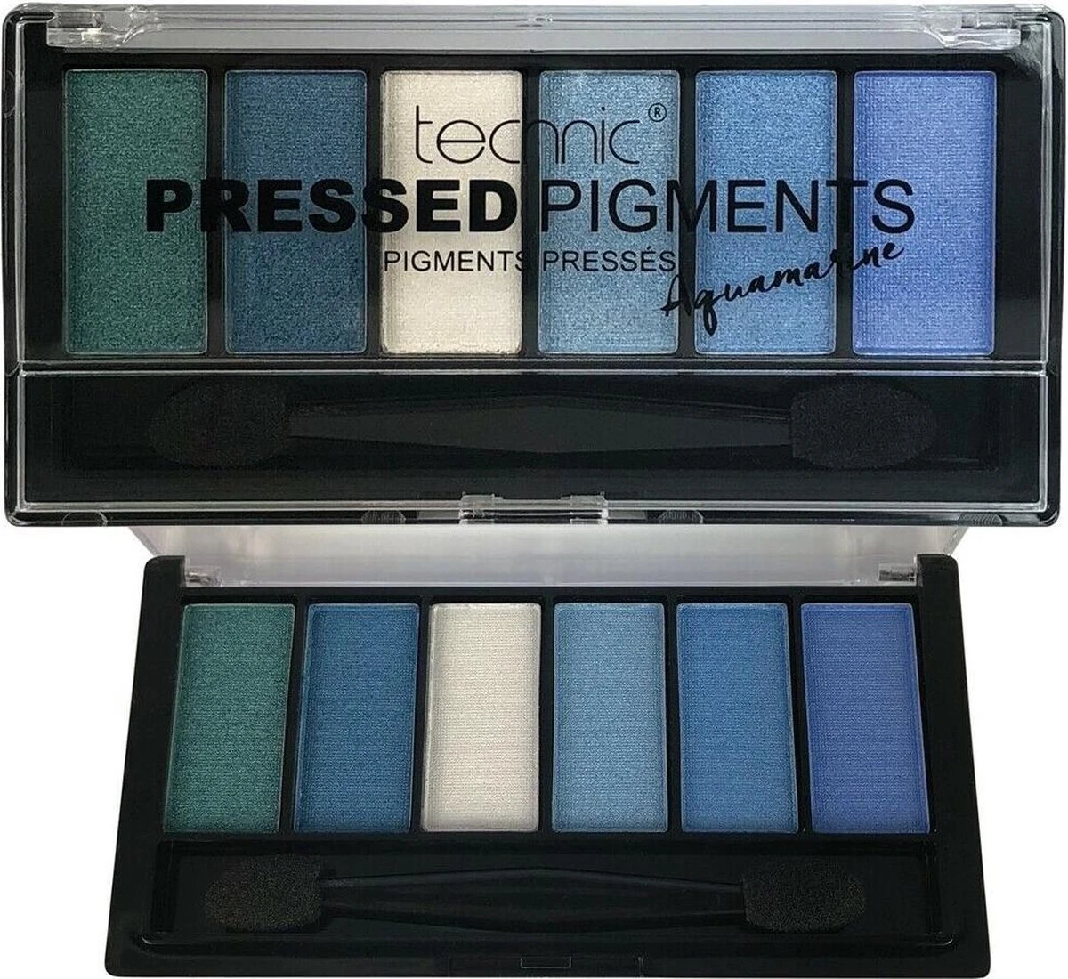 Technic Pressed Pigments Oogschaduw Palette - Aquamarine - Afbeelding 3