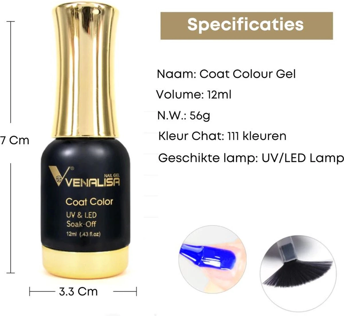 Venalisa 120 Set | 12ml Per Stuk | Professionele Set | Gellak Nagellak | Inclusief Koffer | Polygel | Polygel Kleuren | Polygel Nagels | Polygel Kit - Afbeelding 16