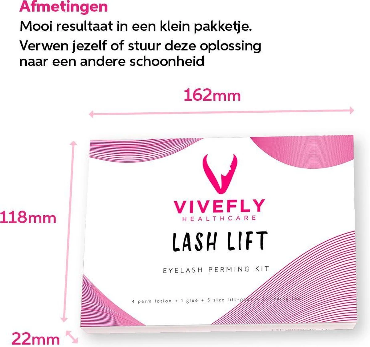 Vivefly Healthcare Wimperlifting Set - Complete Kit Voor Wimper- En Wenkbrauw Lifting - Extra Sterke Lijm - 25-delig - Wimperlift - Lash Lift Kit - Wimperserum - Wimpers Krullen - Brow Lamination - Geschikt Voor Professioneel Gebruik - Afbeelding 3
