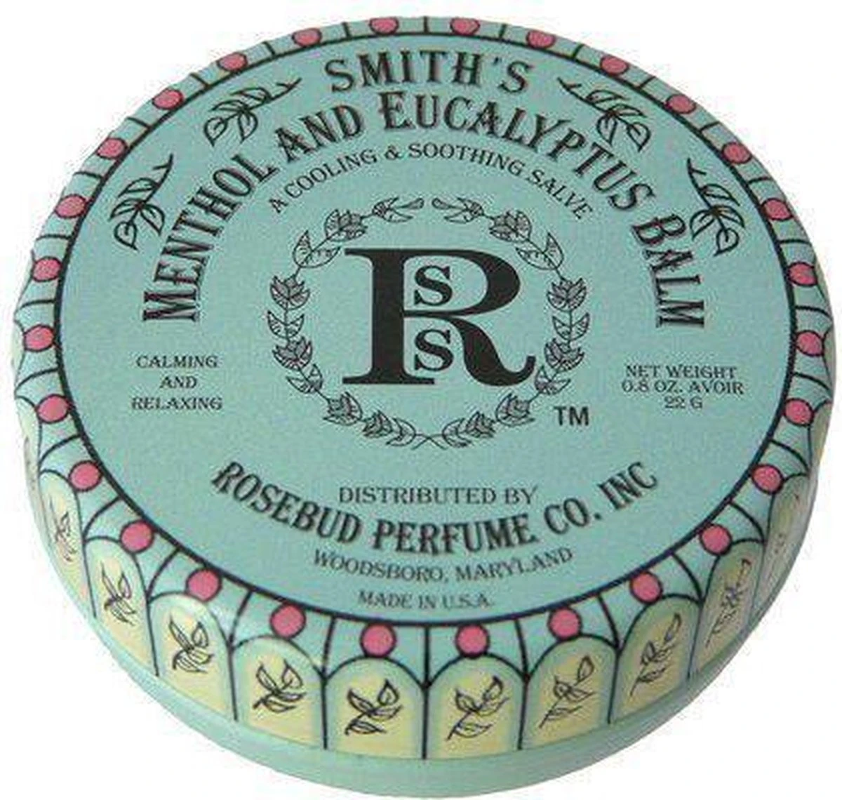Rosebud Salve Menthol & Eucalyptus - 22 Gram - Lippenbalsem - Afbeelding 2