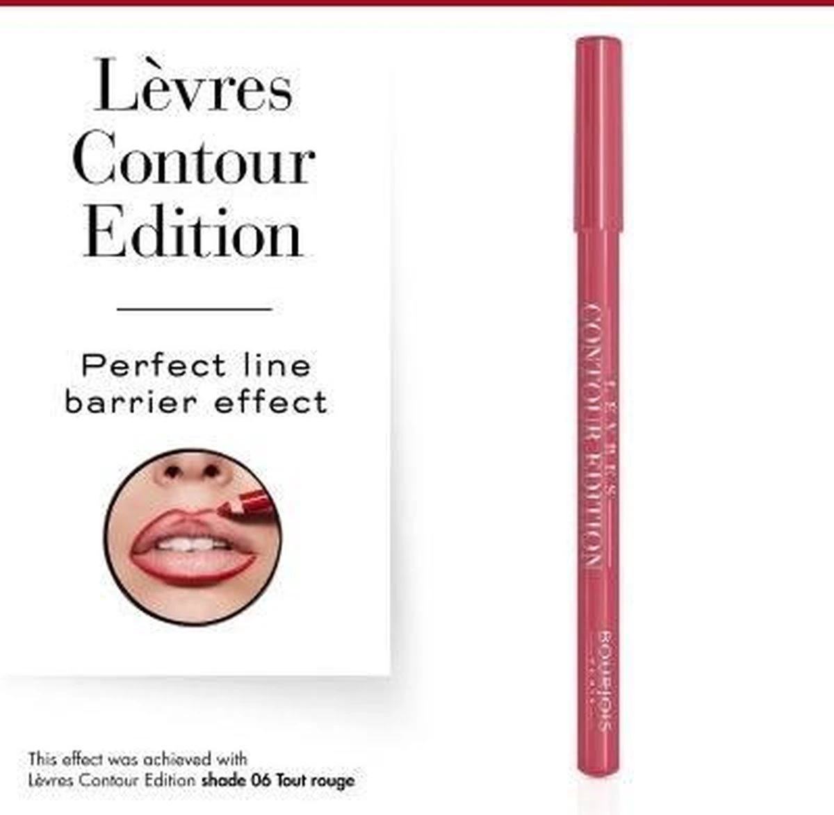 Bourjois - Levres Contour Edition Lip Liner Contour Lip Pencil 1,14 G 02 Cotton Candy - - Afbeelding 2