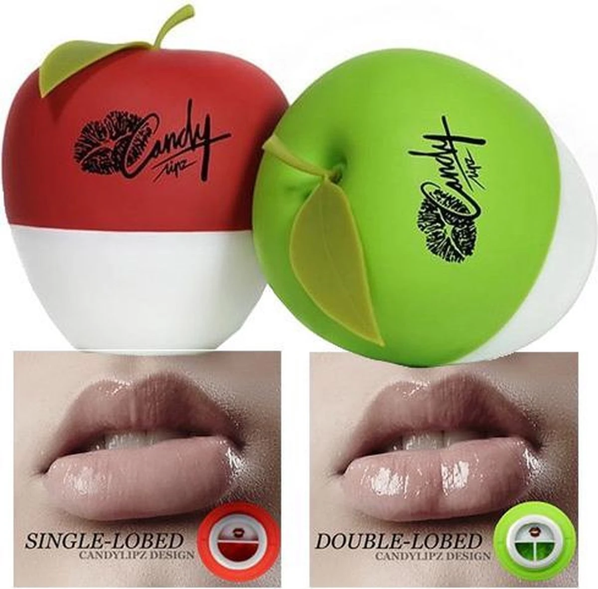 CandyLipz Lip Plumper Groen - Double Lobed - Volle Lippen Zonder Fillers - Candy Lipz - Afbeelding 2
