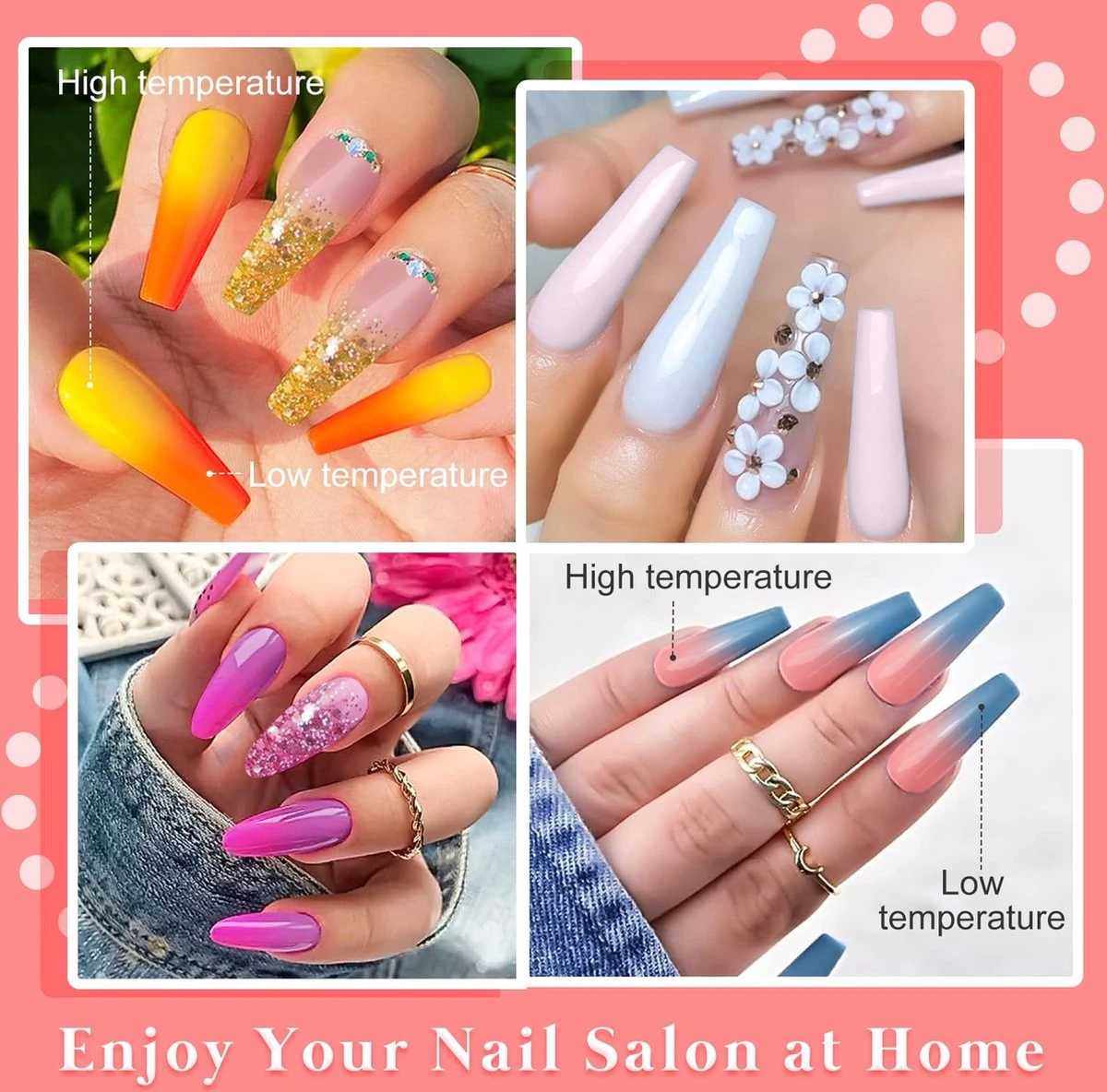 Merkloos Nepnagels - Polygel Set - 8 Kleuren - Nagels Set - Polygel Starter Set - Nagelverlenging Gel Kit - Voor Beginners - Voor DIY Salon Art Nagels - Afbeelding 4