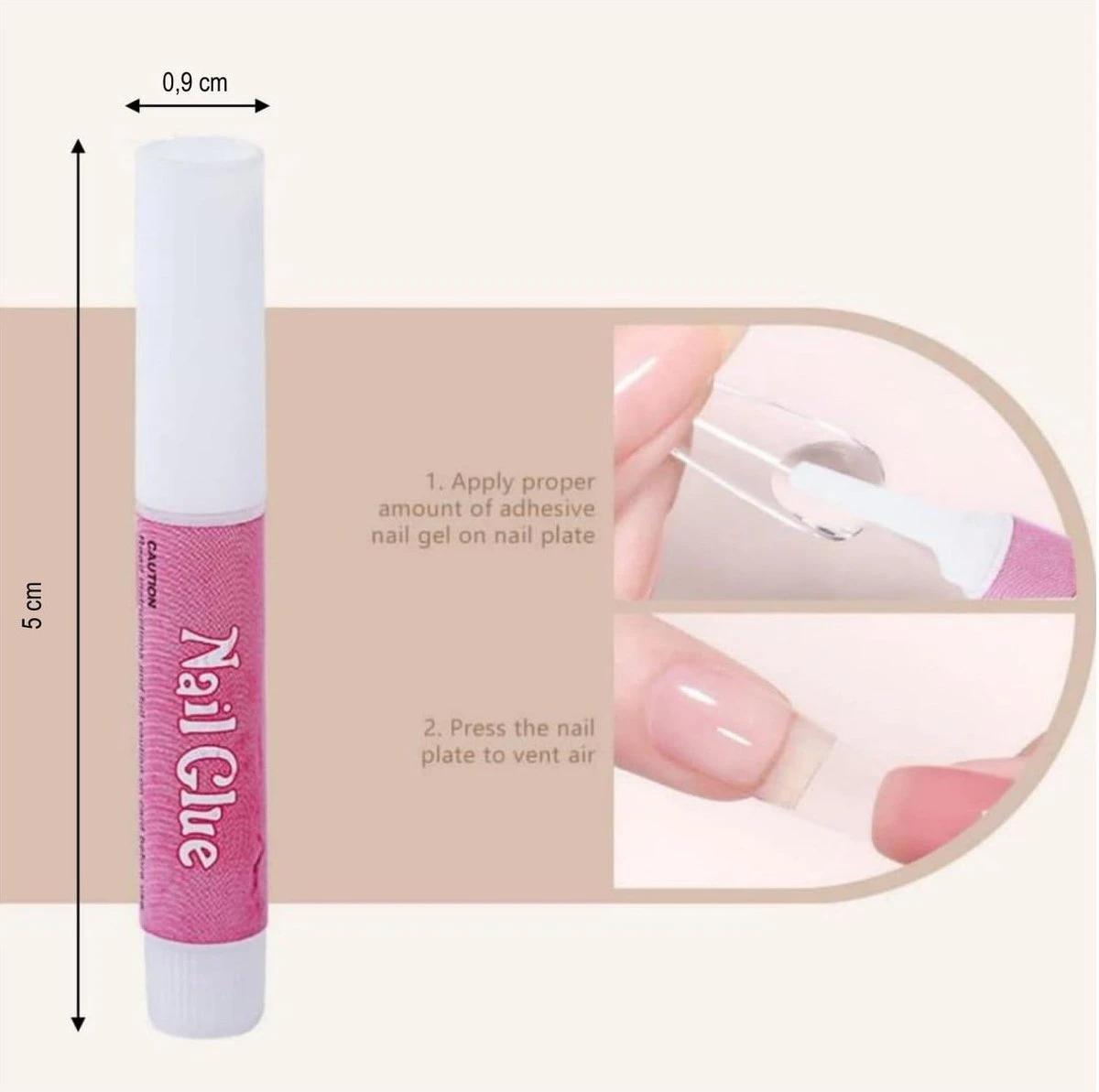 Nagellijm - 20 Stuks à 1 Gram - Lijm Nagels - Lijm Kunstnagels - Lijm Tips - Nagellijm Voor Nepnagels - Nagellijm Voor Tips - Nagellijm Voor Kunstnagel - Nagellijm Steentjes - Tiplijm - Nail Glue - Glue Tips - Nageltips - Tip Lijm Kunstnagels - Afbeelding 3