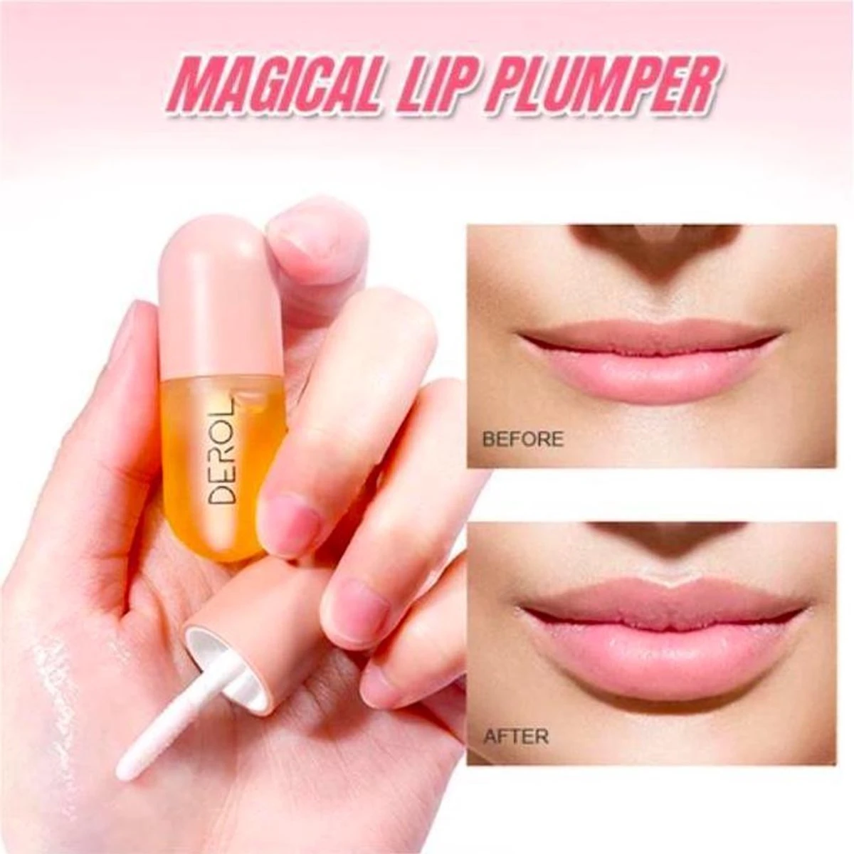 Natuurlijke Lip Plumper | Plumping | Vollere Lippen In 2 Min | Lip Vergroter| Lip Maximizer | Gember Extract & Vitamine E - Afbeelding 8