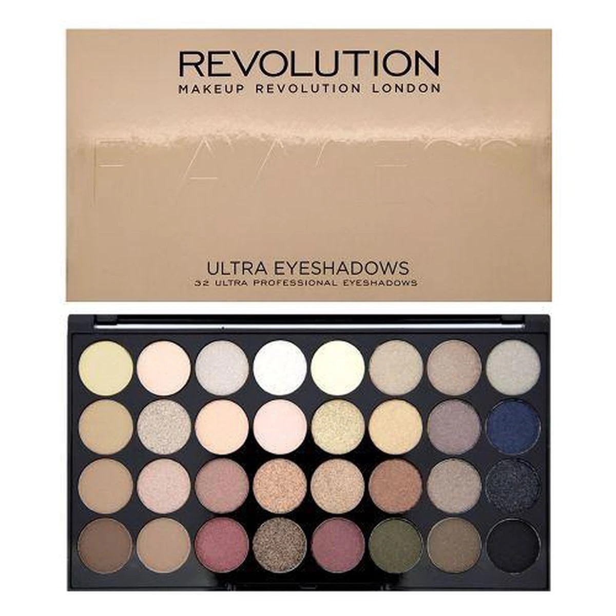 Makeup Revolution London Flawless Ultra Eyeshadows - Oogschaduw Palette - 32 Kleuren - Afbeelding 4