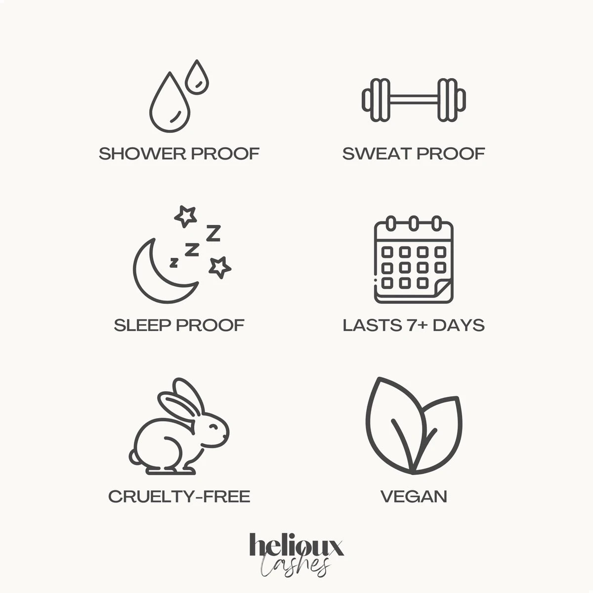 Helioux® - Quicklashes Nepwimpers - DIY Wimpersextensions Voor Thuis - 12mm - Blijven 5+ Dagen Zitten - Complete Set Incl. Wimpers, Lijm, Remover, Pincet - Herbruikbaar - Falscara - Afbeelding 3