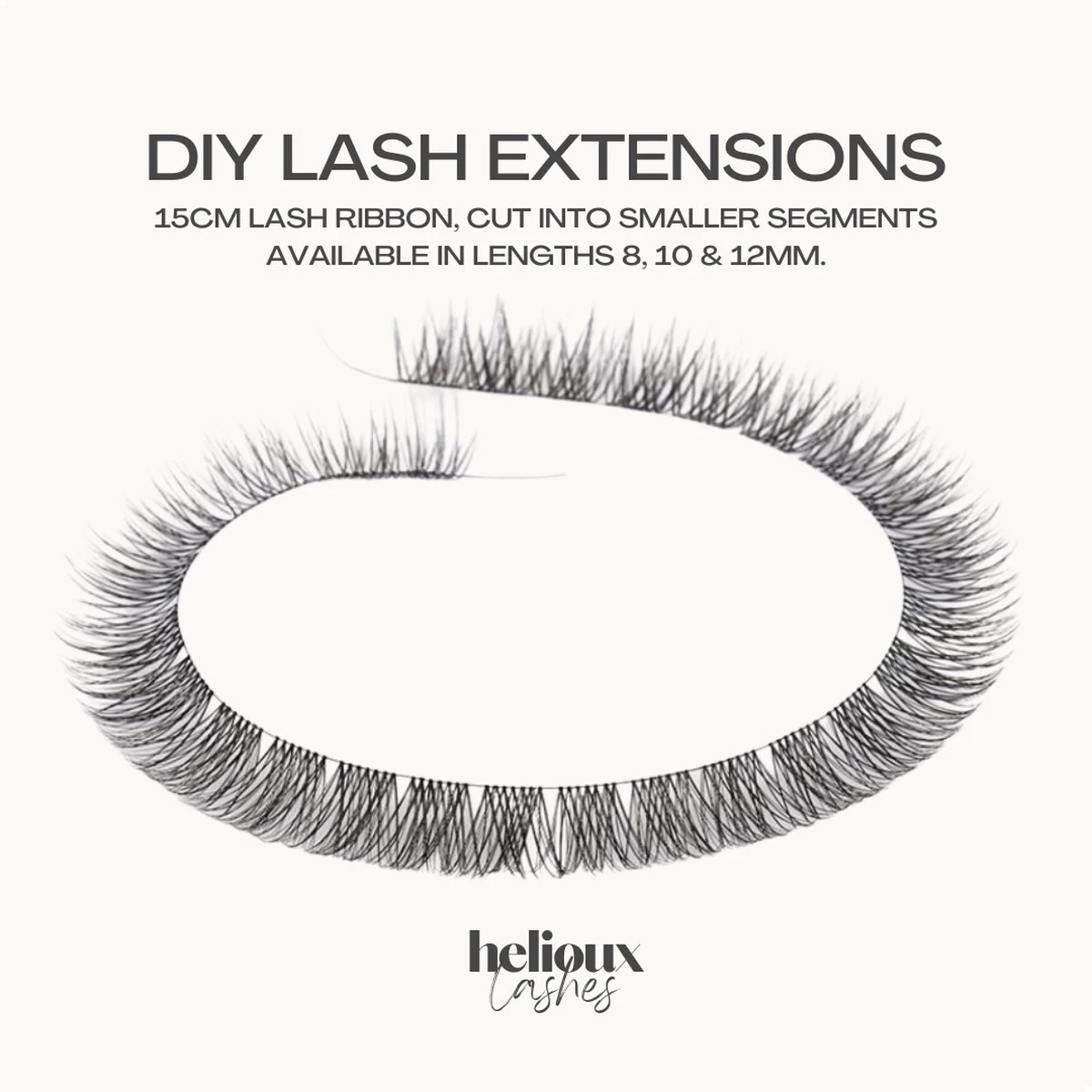 Helioux® - Quicklashes Nepwimpers - DIY Wimpersextensions Voor Thuis - 12mm - Blijven 5+ Dagen Zitten - Complete Set Incl. Wimpers, Lijm, Remover, Pincet - Herbruikbaar - Falscara - Afbeelding 4