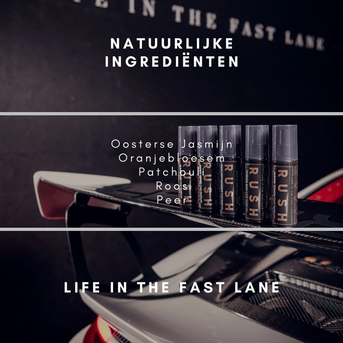 RUSH Autoparfum Jasmin Touch - Auto Geurverfrisser - Parfum Voor Dames En Heren - Afbeelding 6