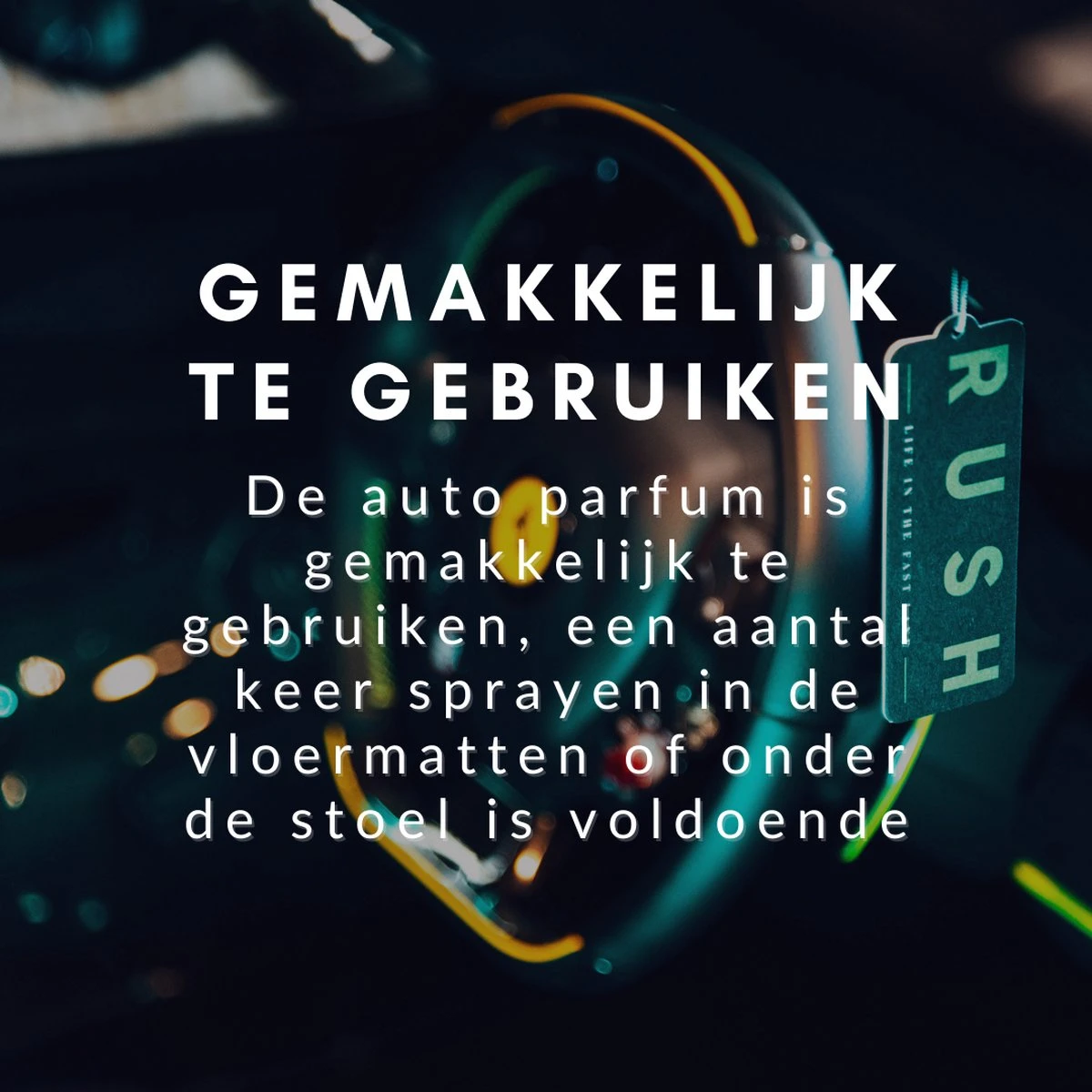 RUSH Autoparfum Jasmin Touch - Auto Geurverfrisser - Parfum Voor Dames En Heren - Afbeelding 8
