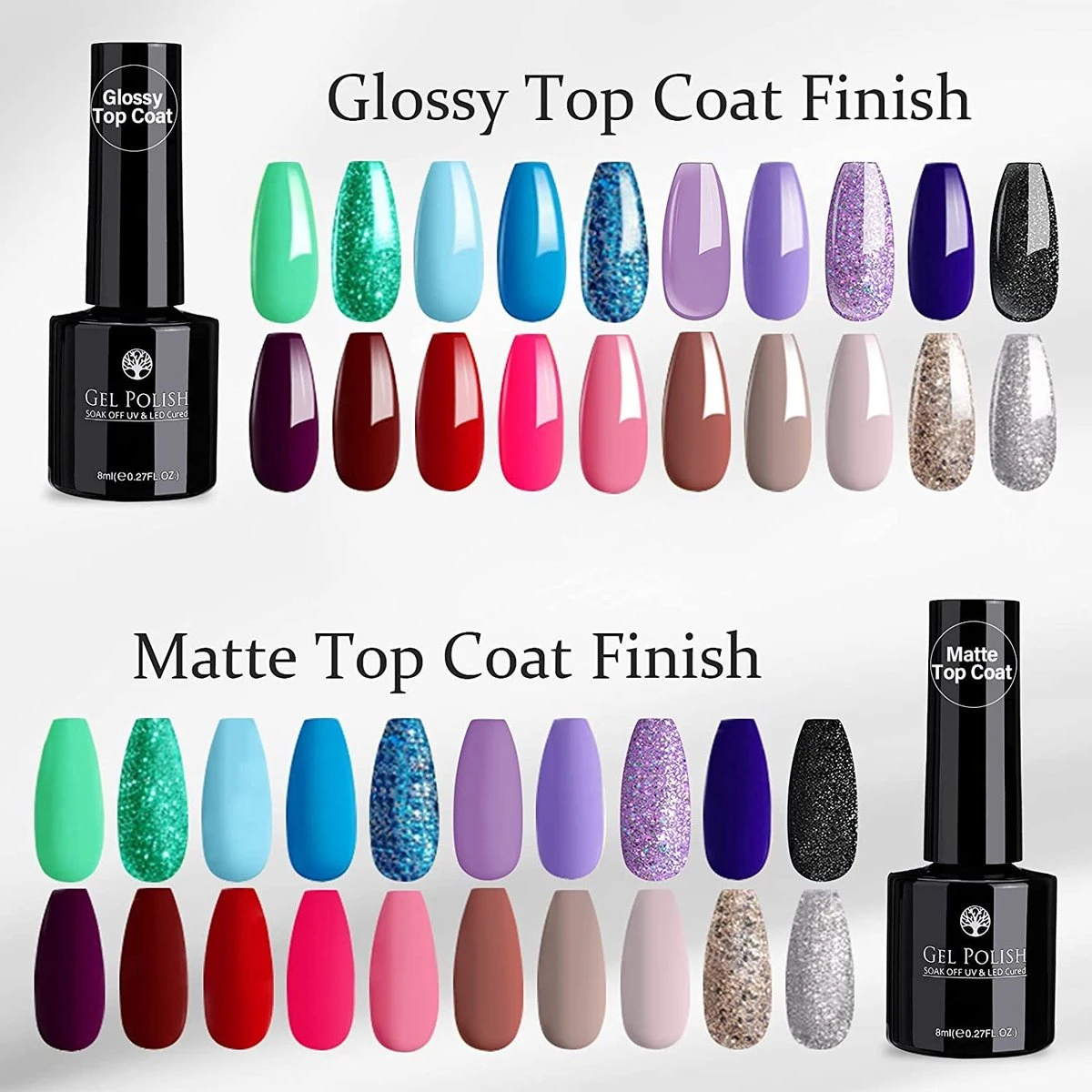 Merkloos Polygel Set - 20 Kleuren - UV Nagels Set - Polygel Starter Set - Helder Rood Naakt - Nagelverlenging Gel Kit - Voor DIY Salon Art Nagels - Afbeelding 8