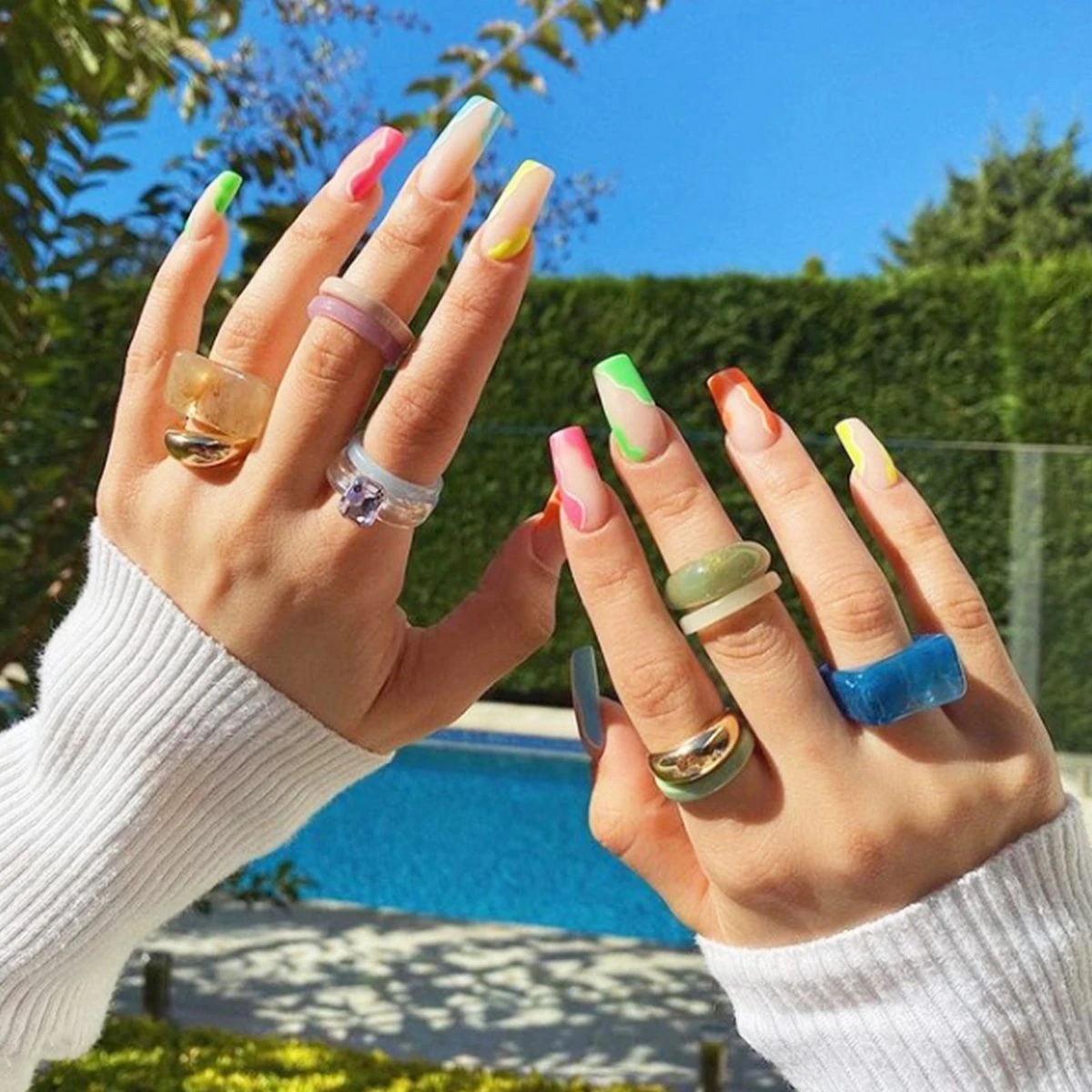 Royala Mold07 Dual System Forms - Mold - 120 Stuks - 12 Maten In Handige Tipbox - Polygel Tips - Voor Polygel En Acrylgel - Mix System Forms - Tips Voor Polygel - Royala Dual Mold Tips Line - Afbeelding 3