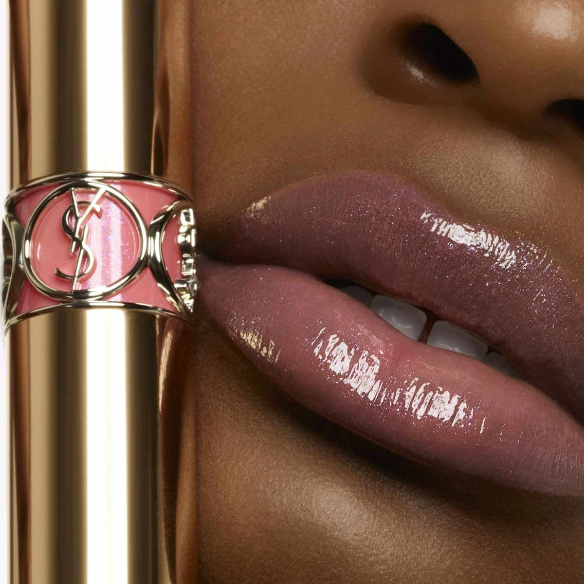 YVES SAINT LAURENT Rouge Volupté Shine Color Combining Lipstick - N°103 Parisian Rose - Afbeelding 3