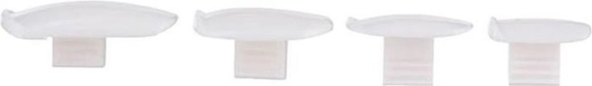 Oefen Nagels - 100 Stuks – Wit – Nailtrainer Tips - Nailtrainer Nagel Oefenhand - Oefenhand Voor Nagels – Nagel Oefenhand – Nailtrainer Refill – Nagel Bedjes Oefenhand - Afbeelding 4