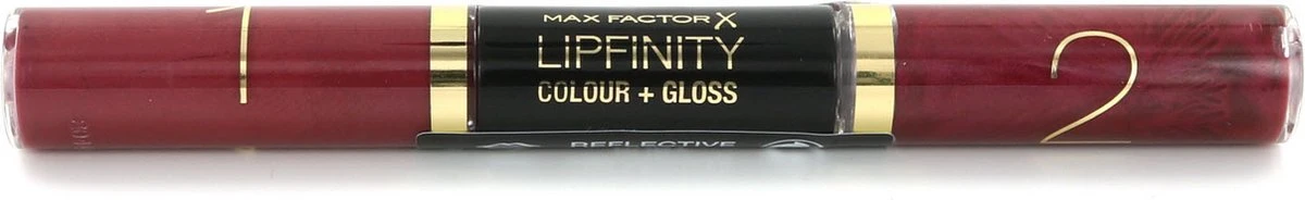 Max Factor Lipfinity Colour + Gloss - 550 Reflective Ruby - Afbeelding 2