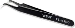 Vetus - Wimper Pincet ESD-15 - Zwart - Tweezer - Pincet - Wimperextensions