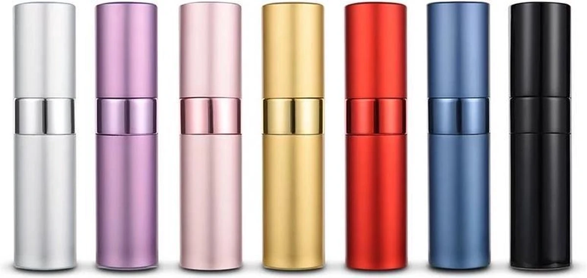 Scenty - Parfum Verstuiver Navulbaar - Mini Parfum Flesje - Reisflesje - Zilver - Afbeelding 4