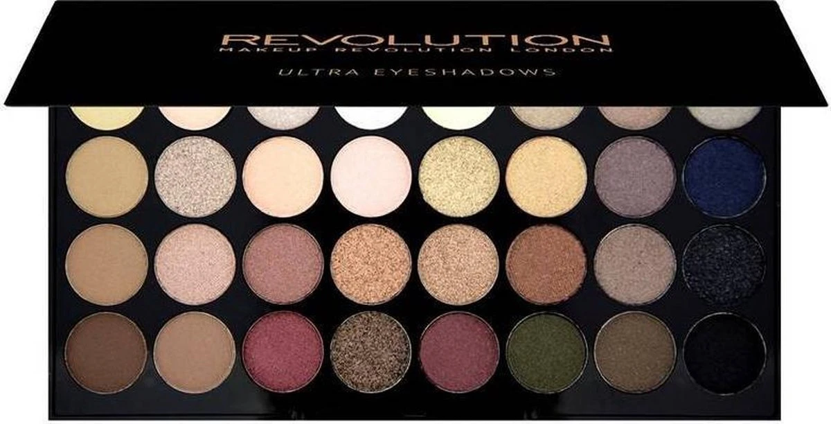 Makeup Revolution London Flawless Ultra Eyeshadows - Oogschaduw Palette - 32 Kleuren - Afbeelding 2