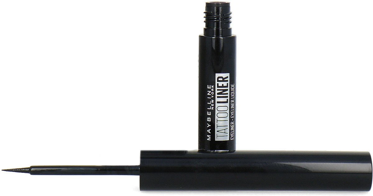 Maybelline New York Tattoo Studio Tattoo Liner - Liquid Ink - 710 Inked Black – Zwart - Ultra Langhoudende Liquid Eyeliner - Afbeelding 10