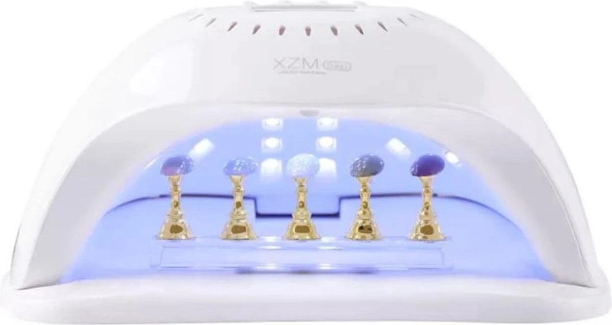 Merkloos Nailtrainer Oefenhand Voor Nagels 12-delige Set - Acryl Nagels Starterspakket - Starter Kit Nagel Display Magnetische Waaier – Kunstnagels Plaknagels - Nail Art Set - Uv Lamp Gelnagels Houd - Afbeelding 4