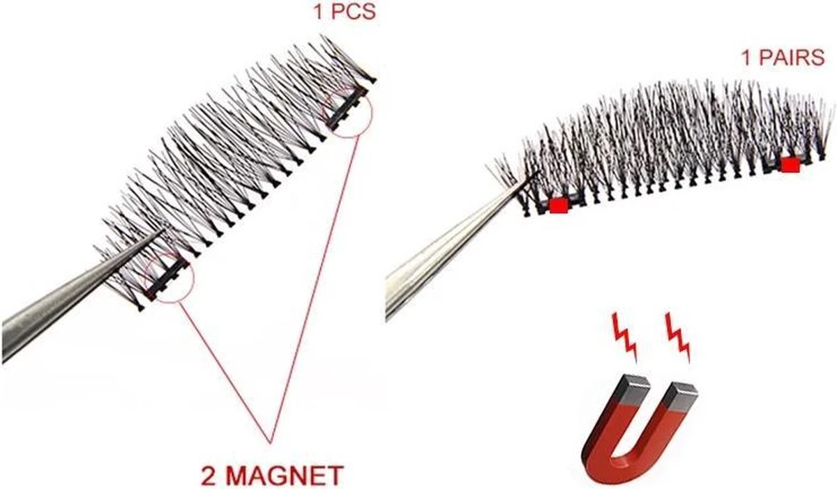Magnetische Wimpers - Lashes Nepwimpers Zonder Lijm - Afbeelding 5