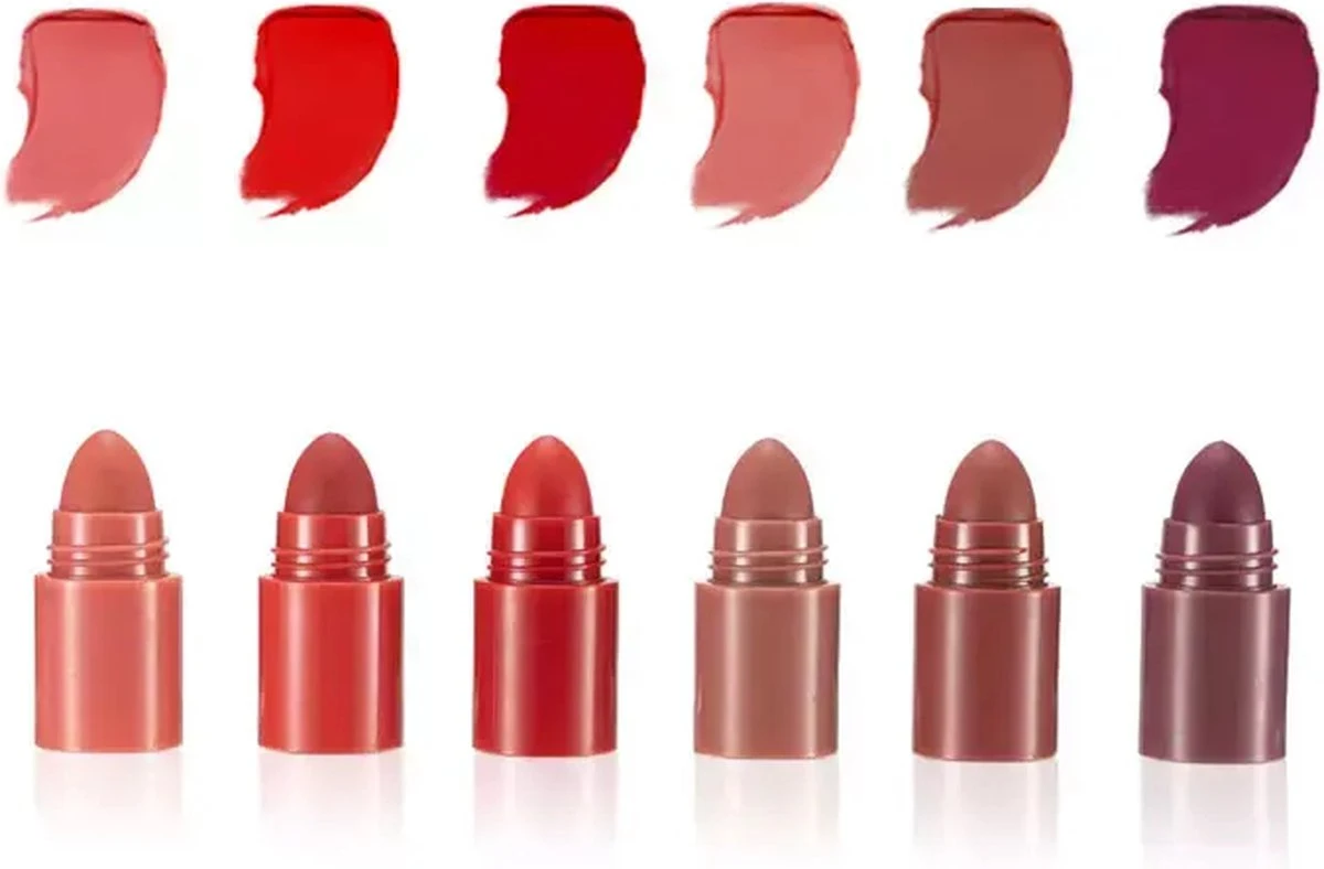 Palm Cosmetics® 6 In 1 Lipstick - Matte Lipstick - Lippenstift - Waterproof - Langhoudend - Afbeelding 3