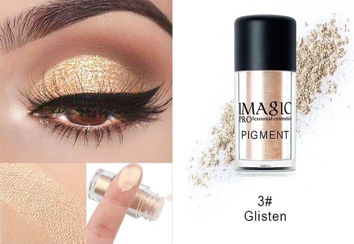 Professionele Glitter Oogschaduw Poeder - Make-Up - Opmaken - Afbeelding 6