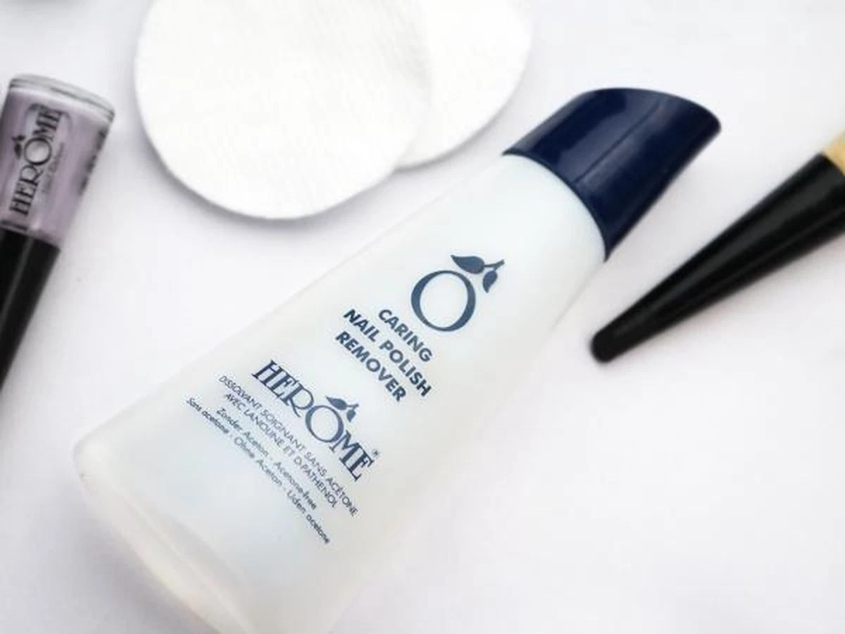 Herome Nagellakremover Nagellakverwijderaar - Nagelverzorging - Caring Nail Polish Remover - Acetonvrij - 120ml - Afbeelding 6