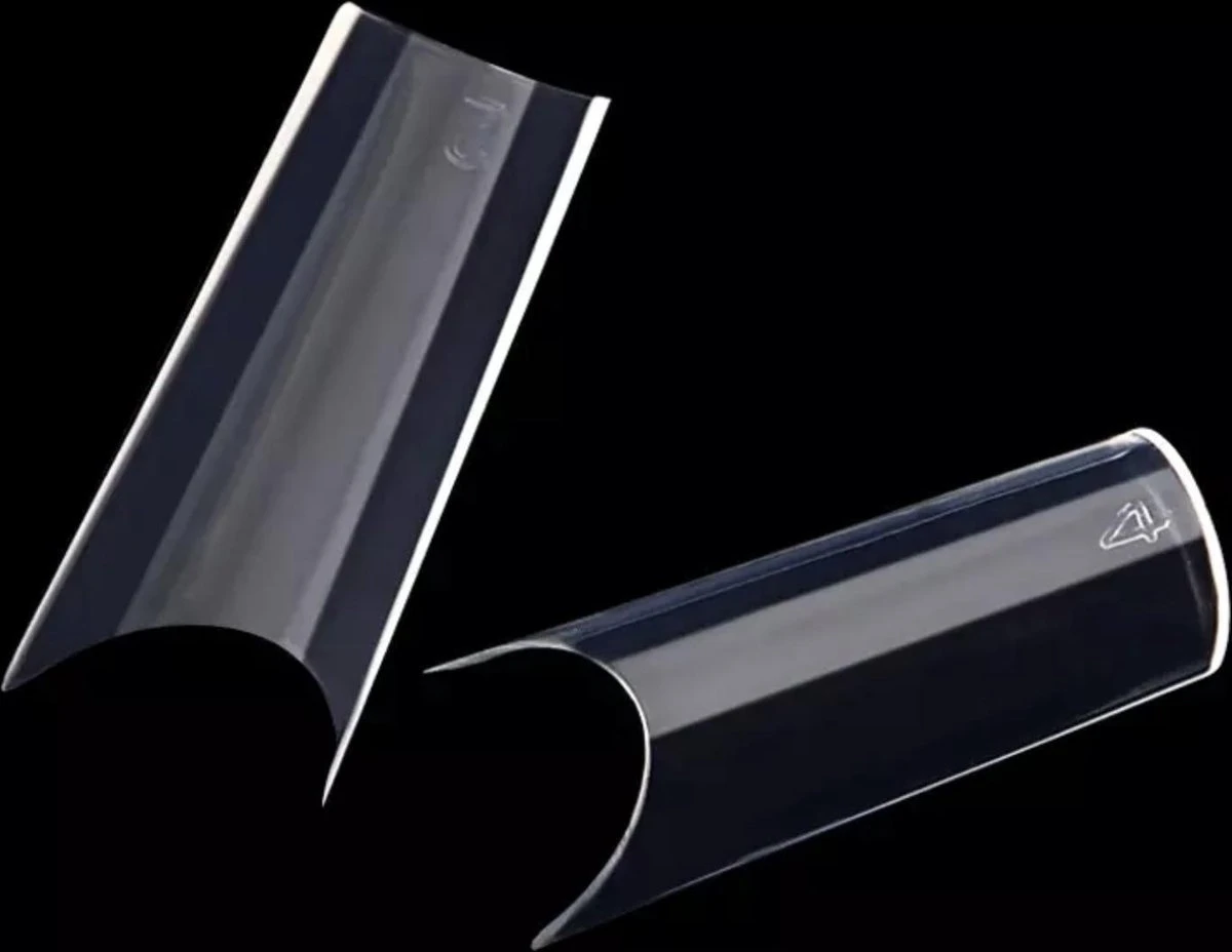 Nagel Tips - Clear/Transparant - 500 Stuks - 50 Van Elke Maat - 10 Maten