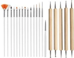 Druppelpennen Nail Art Acryl Penselen & Dotting Tool Set - Pen Kwastjes Gelnagels / Acryl Nagels