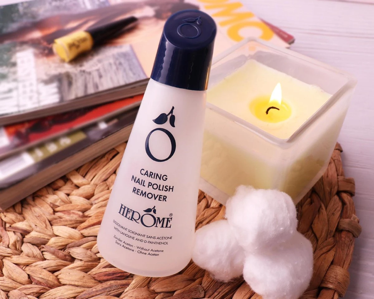 Herome Nagellakremover Nagellakverwijderaar - Nagelverzorging - Caring Nail Polish Remover - Acetonvrij - 120ml - Afbeelding 4