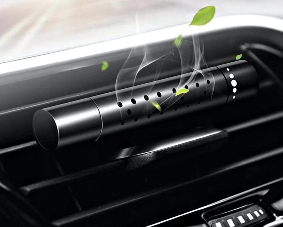 Luxe Auto Luchtverfrisser - 3 Aroma Geuren - Auto Verfrisser - Auto Luchtje - Zwart - Afbeelding 2