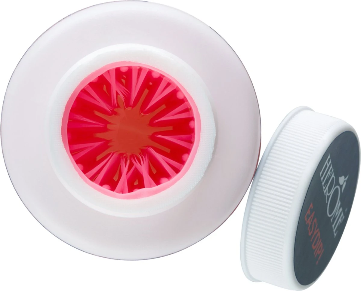 Herome Easydip Nagellakremover Nagellakverwijderaar - In Een Potje Met Ingebouwde Borsteltjes - Navulbaar Met Caring Nail Polish Remover - Afbeelding 2