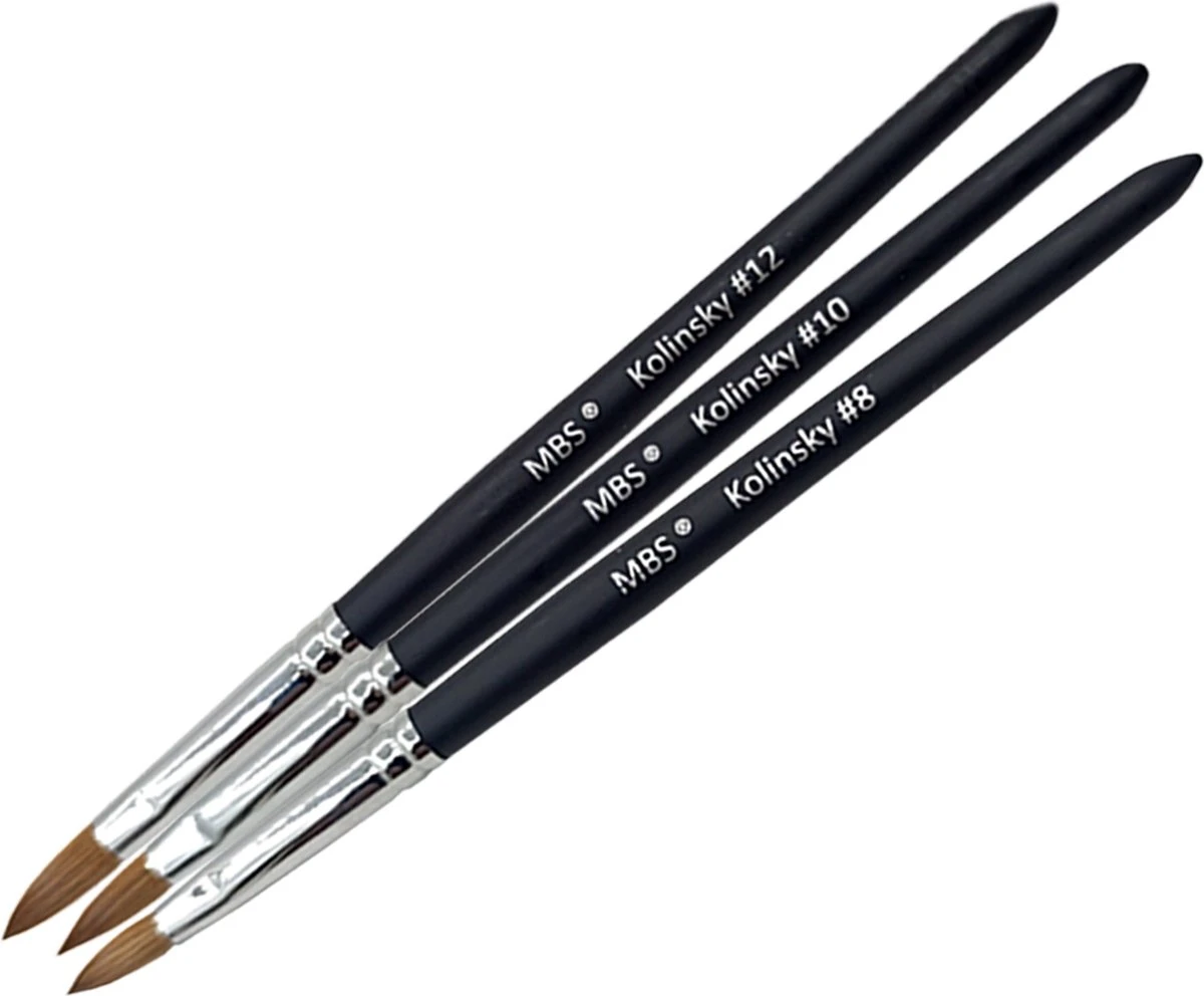 Kolinsky Acryl Penseel - Round #8 - Acryl Penseel - Afbeelding 2