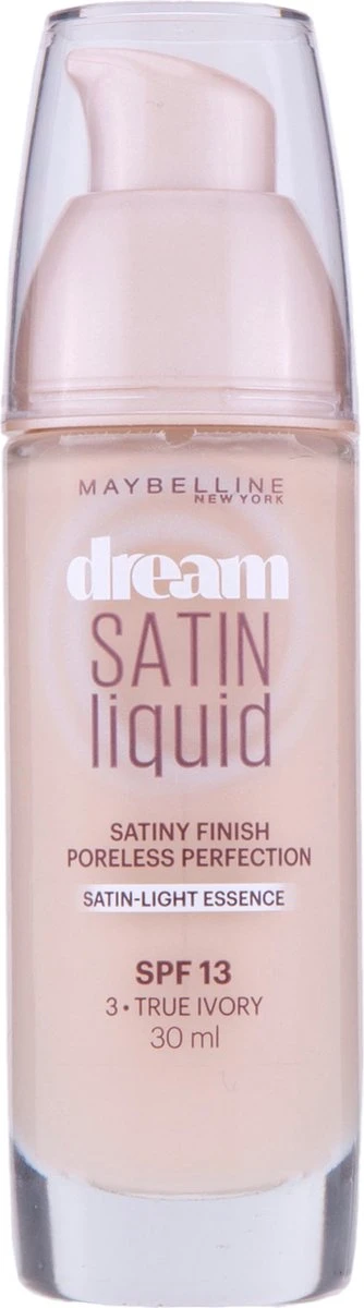 Maybelline Dream Satin Liquid Foundation - 03 True Ivory - Afbeelding 13