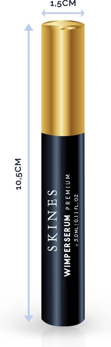 Skines® Wimperserum Premium – Eyelash Serum - Wenkbrauw Serum - Wimper Groei - 3ML - Afbeelding 3