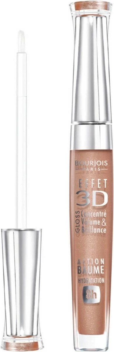 Bourjois Gloss Effet 3D Effect Lipgloss - 33 Brun Poetic - Afbeelding 2